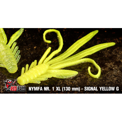 Nymph Redbass Nr. 1 XL 130 mm Signal Yellow G