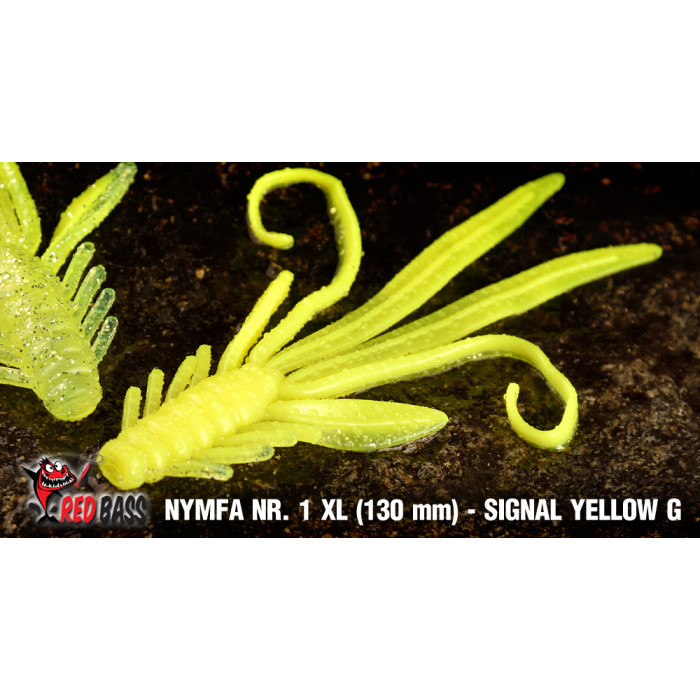 Nymfa Redbass Nr. 1 XL 130 mm Signal Yellow G