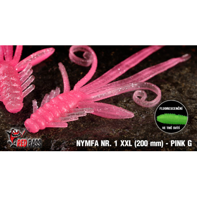 Nymfa Redbass Nr. 1 XXL 200 mm Pink G