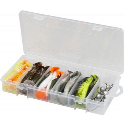 Sada Savage Gear Cannibal Shad Kit 6,8cm & 8cm Mix Barev 36ks