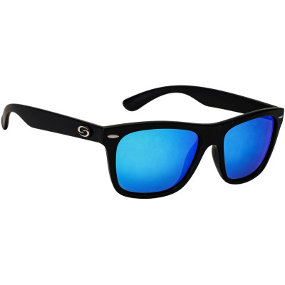 Polarized Sunglasses Strike King Plus Cash MBlk Frame Blue Mir Grey