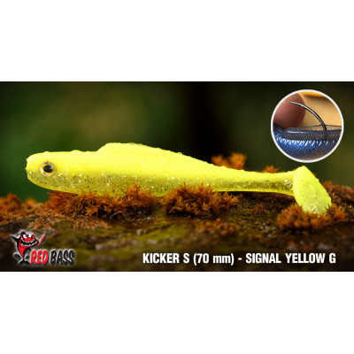 Ripper Redbass Kicker S 70 mm Signal Yellow G