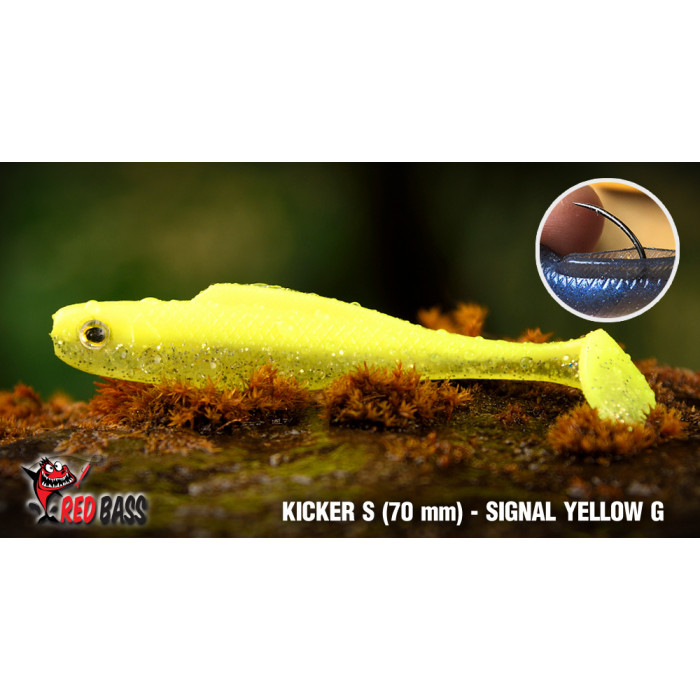 Ripper Redbass Kicker S 70 mm Signal Yellow G