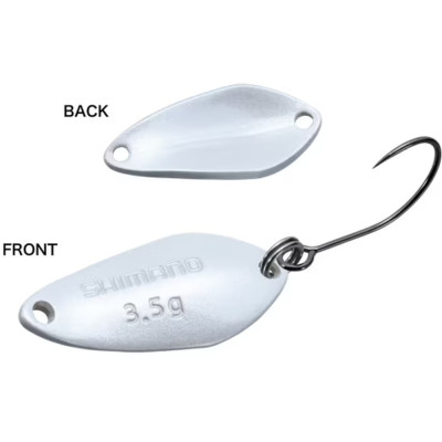 Spoon Shimano Cardiff Search Swimmer 3,5g Pearl White