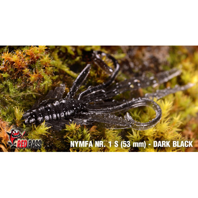 Nymph Redbass Nr. 1 Dark Black 53 mm