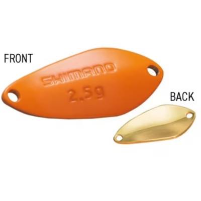 Spoon Shimano Cardiff Search Swimmer 2.5g Orange Gold