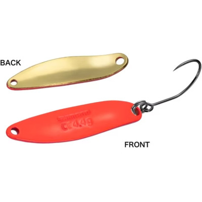 Spoon Shimano Cardiff Slim Swimmer CE 4,4g Fluorescent Red Gold