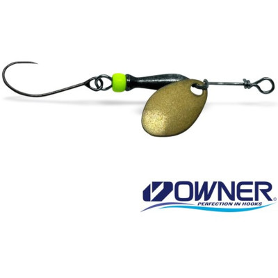 Spinner Jigovky.cz Classic Barbless 0 Gold/Chartreuse