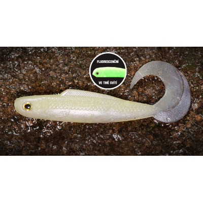 Twister Redbass Kixter L 100 mm Lemon UV Glow