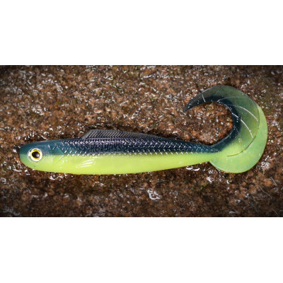 Twister Redbass Kixter L 100 mm Dark/Signal Yellow UV