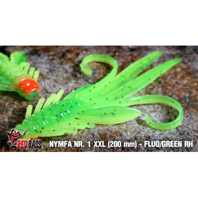 Nymfa Redbass Nr. 1 XXL 200 mm Fluo/Green RH UV