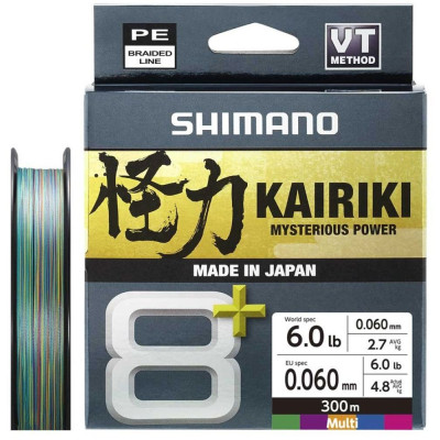 Šňůra Shimano Kairiki 8+ Multi Color 300 m