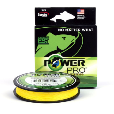 Šňůra PowerPro Super Lines 135 m Hi-Vis Yellow