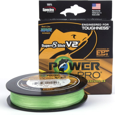 Šňůra PowerPro Super 8 Slick V2 135 m Aqua Green