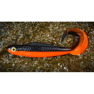 Twister Redbass Kixter L 100 mm Black/Signal Orange UV