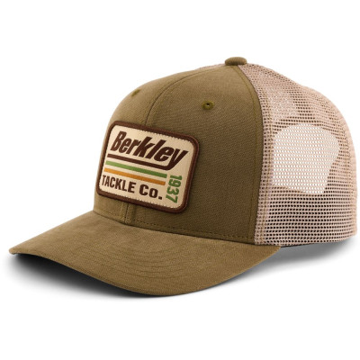 Kšiltovka Berkley Striper Trucker Brown Charcoal