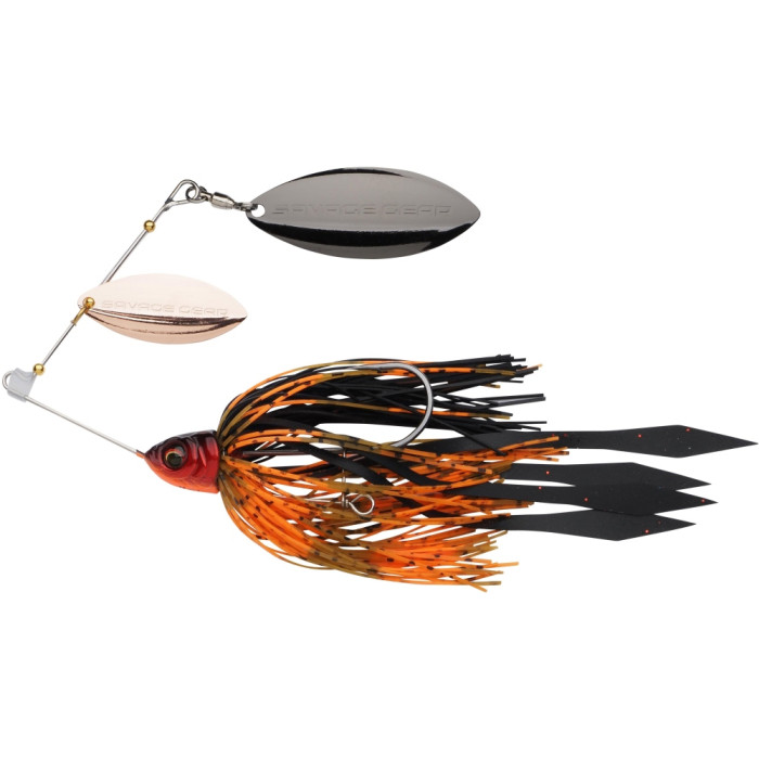 Spinnerbait Savage Gear Da Lil Bush M 15 g Red Craw