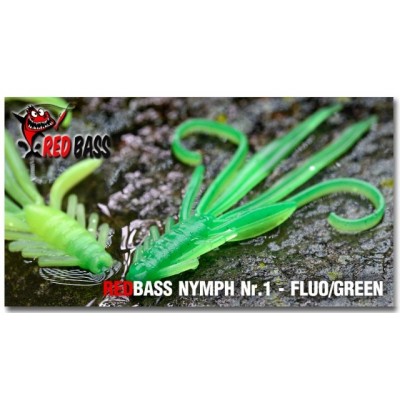 Nymph Redbass 5,4 cm Fluo/Green