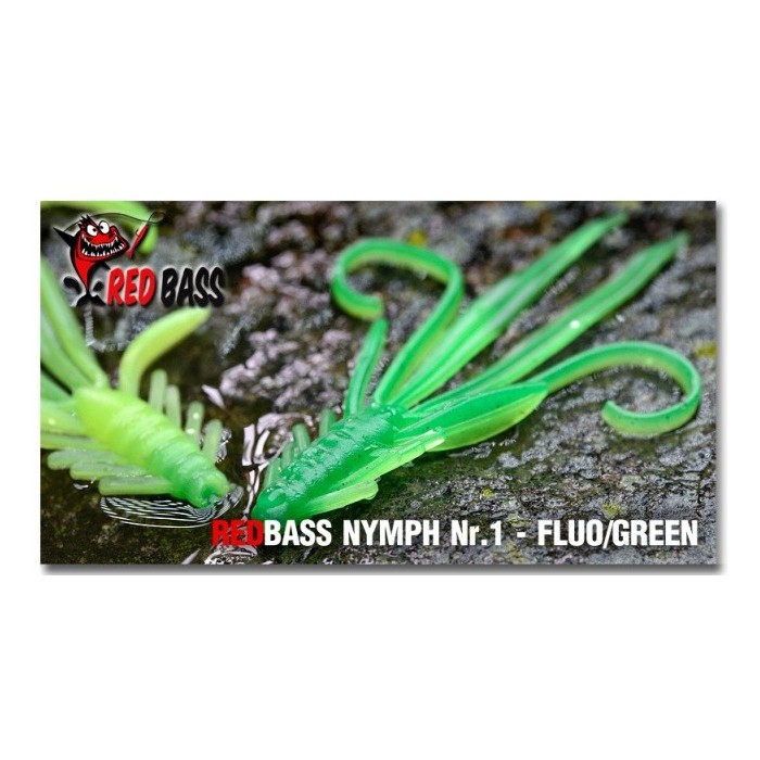 Nymfa Redbass 5,4 cm Fluo/Green