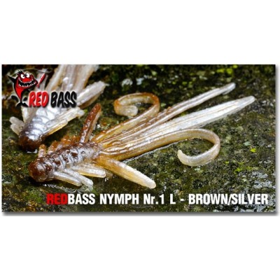 Nymfa Redbass Nr. 1 L Brown/Silver 80 mm