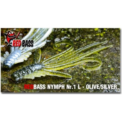 Nymfa Redbass Nr. 1 L Olive/Silver 80 mm