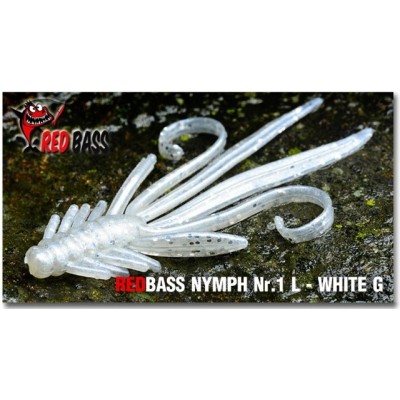 Nymfa Redbass Nr. 1 L White G 80 mm